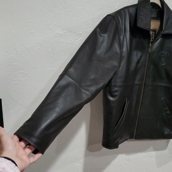 UPS Genuine Leather Circle of Honor Safe Driving Award Leather Jacket - Picture 5 of 15
